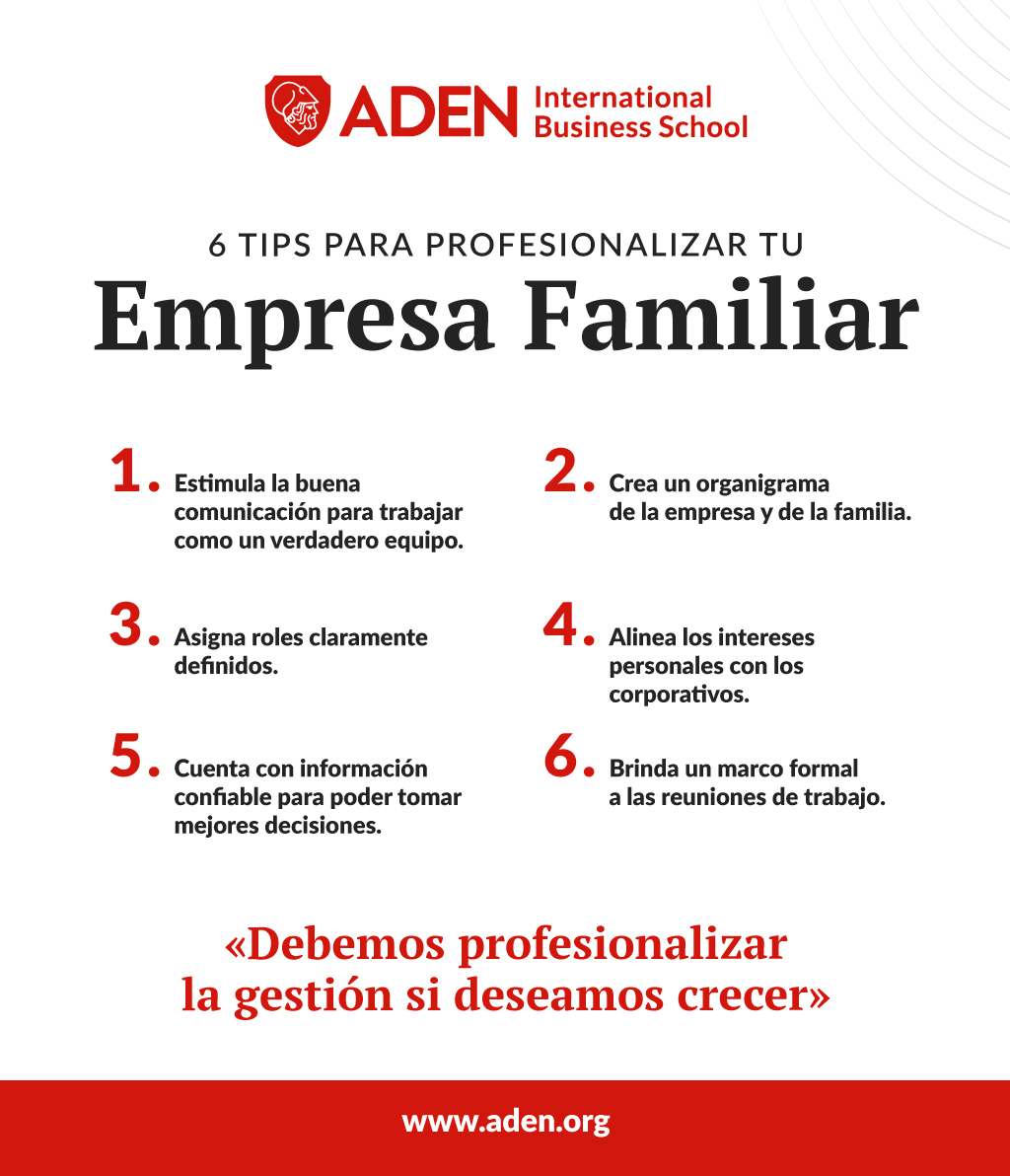 6 Tips para profesionalizar tu empresa familiar 